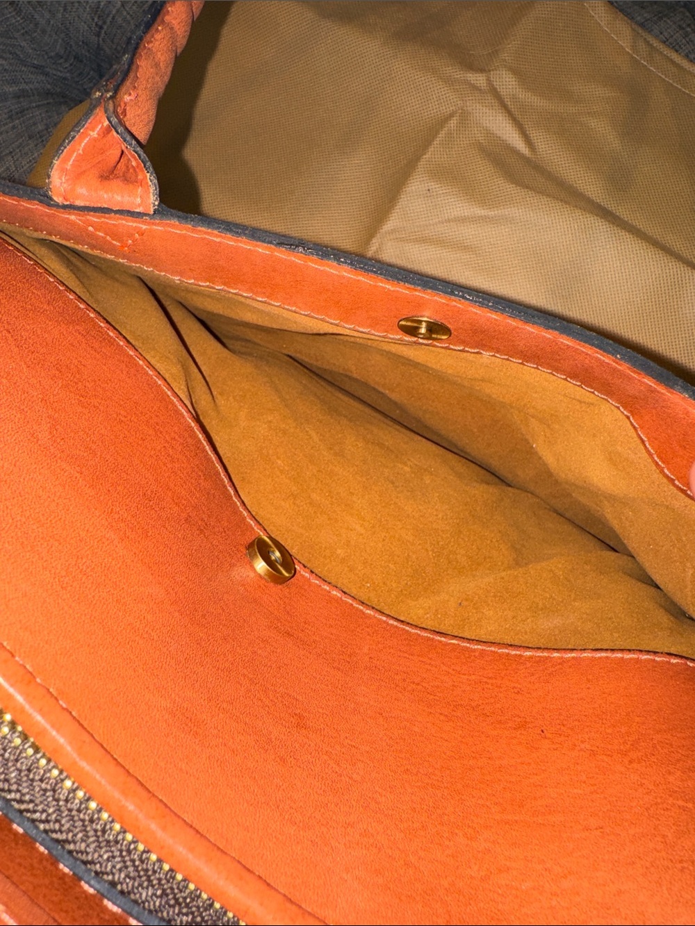 Patricia Nash Bag Large Paris Spring Floral Tooled Embossed Brown Leather Tote - Picture 11 of 17